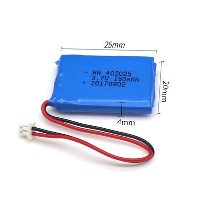 UN38.3 Certified | Rechargeable Lithium Polymer Battery |Custom 150mAh 3.7V Lithium Ion Polymer Battery Pack for RC Accessories | China Manufacturing Factory