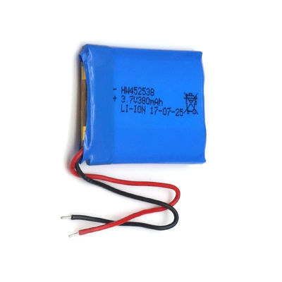 Rechargeable Lithium Polymer Battery | Custom Polymer Battery 380mAh 3.7V Lithium Ion Polymer Battery Pack for Toy Models | ROHS Compliant Made in China