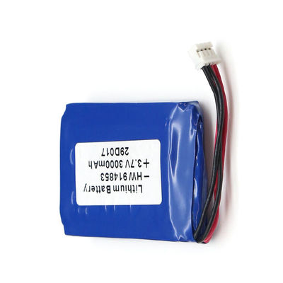 Lithium Polymer Battery | 3000mAh 3.7V Lithium Ion Polymer Battery Pack for Bluetooth Speaker | CC/CV | ROHS Compliant Made in China