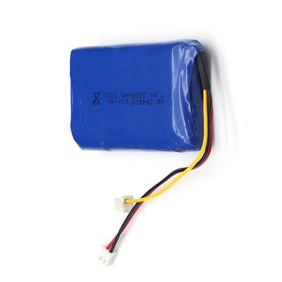 Rechargeable Lithium Polymer Battery | 3000mAh 7.4V Lithium Ion Polymer Battery Pack for Portable Projectors | IEC62133 China Manufacturer