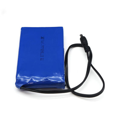 18650 Flat Polymer Lithium-ion Battery Pack | 8500mAh 12.6V Bluetooth Speaker Lipo Battery with DC Barrel Plug | ROHS Compliant Made in China