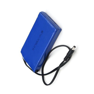 18650 Flat Polymer Lithium-ion Battery Pack | 8500mAh 12.6V Bluetooth Speaker Lipo Battery with DC Barrel Plug | ROHS Compliant Made in China