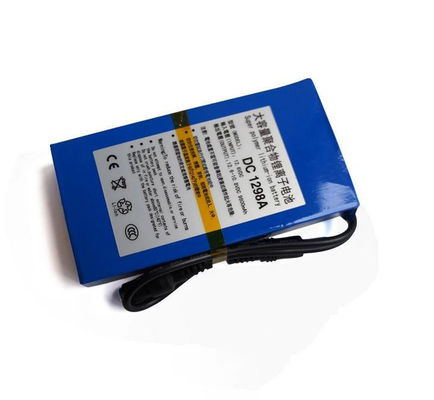 MSDS Certified  | DC1298A 12V Lithium Polymer Battery | Custom 9800mAh 12V Lipo Battery Pack for Backup Power | China Manufacturing Factory