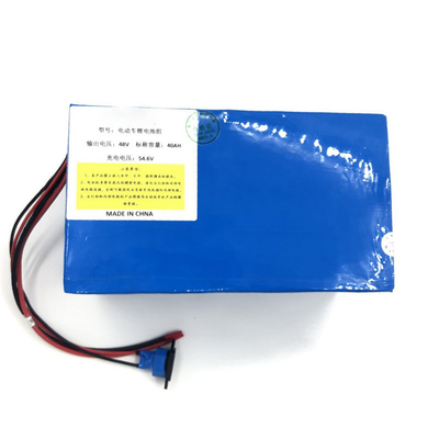 High Capacity Rechargeable 18650 48v 40ah Lithium Battery