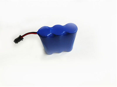 Custom 3-Cell 18650 Lithium-ion Battery Packs | Pollution Free 1800mA 12 Volt Rechargeable Lithium Battery Packs for Solar Light | China Manufacturing