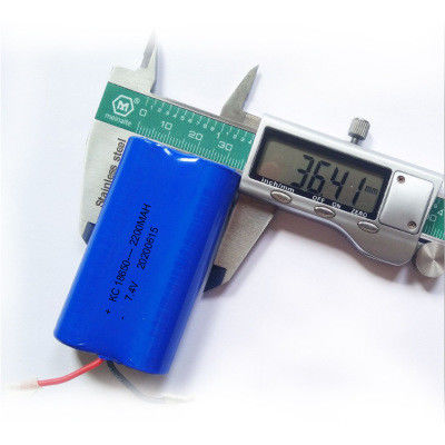 Made in China Custom 18650 Battery Pack | 7.4V 2200mAh Lion Lithium Batteries Rechargeable for Led Light | UN38.3 Listed Battery Factory Direct