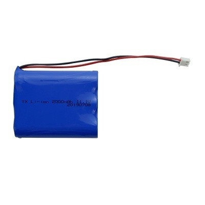 12 Volt 2000mAh CC CV 18650 Rechargeable Battery 1C Discharge