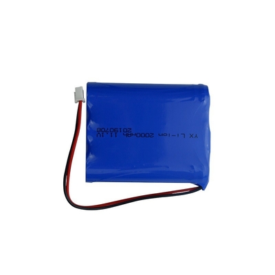 12 Volt 2000mAh CC CV 18650 Rechargeable Battery 1C Discharge