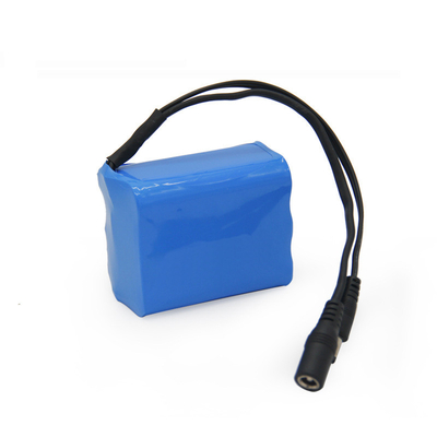 MSDS 12V 5000mAh 18650 Battery Pack CC CV Lithium Ion Battery Pack