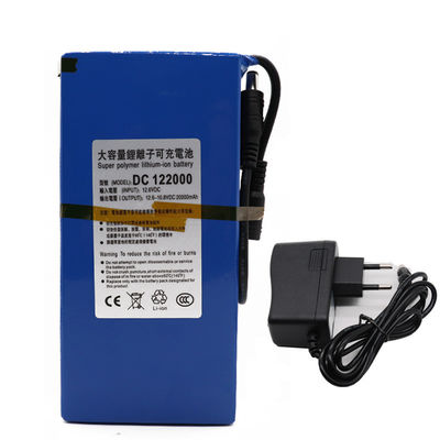 High Capacity 18650 Battery Pack | 12 Volt 20Ah Li Polymer Battery Pack 18650 Lithium Ion Polymer Battery for Remote Sensors | Customizable Made in China