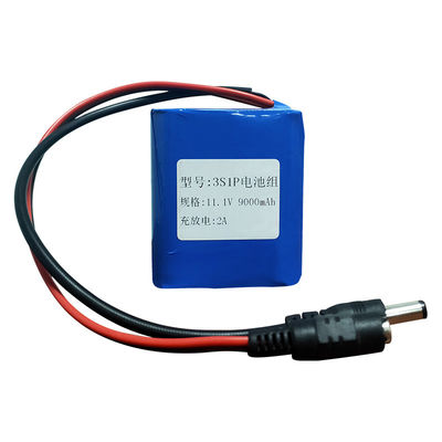 Long Cycle Life 18650 Battery Pack | 3S1P 11.1V 9000mAh Lithium Battery Pack for Handheld Printers |  IEC62133 China Manufacturing Factory