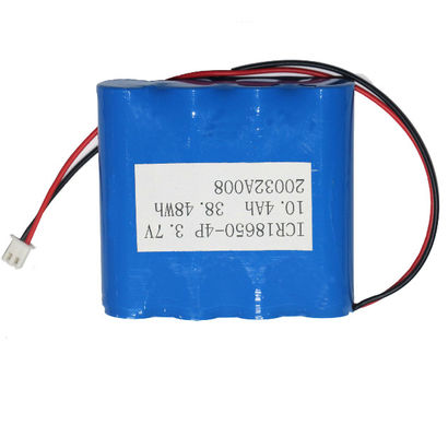UN38.3 Certified | High Capacity 18650 Battery Pack | Samsung Custom 10.4Ah 3.7 Volt Lithium Battery Shrinked PVC for Desktop Fan | CC CV | Made in China Factory