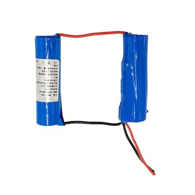 Rechargeable 18650 Battery Pack | Custom 7.4 Volt 2500mAh 2-Cell Series/Parallel Bare Lithium Battery Pack for Portable Electronics | China Manufacturing Factory