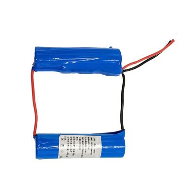 Rechargeable 18650 Battery Pack | Custom 7.4 Volt 2500mAh 2-Cell Series/Parallel Bare Lithium Battery Pack for Portable Electronics | China Manufacturing Factory