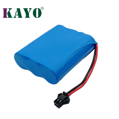 Lithium Cobalt 2500mAh 18650 Battery Pack 3S1P 500 Cycles