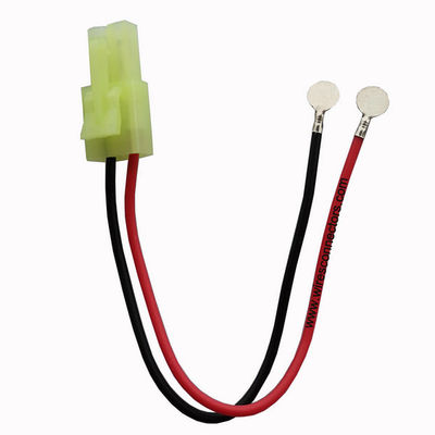 OEM ODM Wire Harness Mini Tamiya EL 2P 4.5mm Pitch Connector With Nickel Tabs Battery Cable Assembly