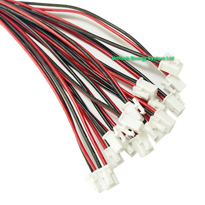 Custom 2 Pins JST XH-2.54 Male Connector with Wire Cable 26WAG 30CM Length for Wire Harness Manufacturers