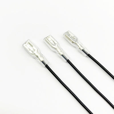 Custom 2.8/4.8/6.4mm Female Spade Quick Connectors Wire Crimp Terminal Block with Insulating Sleeve and 20cm Wire Harness Assembly