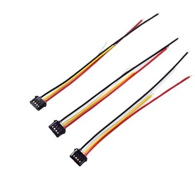 Custom-Manufactured Wire Harness with JST 1.2mm ACHR-04V Connector 4Pin Wire Harness for Battery Wire Harness Molex 504051 1.5mm Pitch2-10 Way Battery Connector Cable Assembly Harness