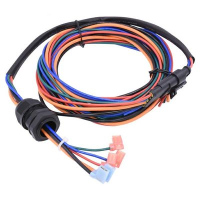 110/187/250 Female Flag Spade Terminal Connector Wiring Harness with Waterproof Plug for Automotive Stereo
