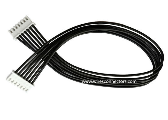 JST XH 7P 2.54mm Pitch Male to Male Connector Extension Wires Custom Cable Assemblies