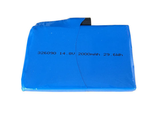Rechargeable Lithium Polymer Battery | 2000mAh 14.8V Lipo Battery Pack for Medical Device | ROHS Compliant Made in China