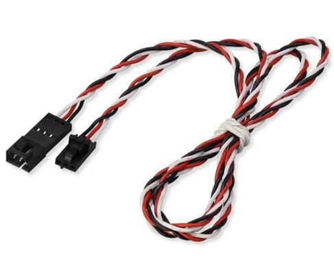 Drone Wiring Harness & UAV Cable Solutions 2x 200mm 22AWG JR-Style Male to Male Twisted Silicone Servo Lead- Ultra-Flexible Signal Cable for Prusa i3 MK3S/3S+ IR Filament Sensor & FC/RX Connections