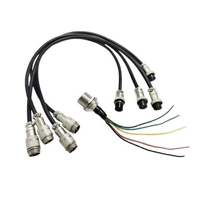 OEM ODM Cable Assemblies GX16 GX20 2/3/4/5/6/7/8/9/10 Pin Aviation Plug Socket Connector Pre-soldered Cable GX Electrical Aviation Cable Assembly Factory In China