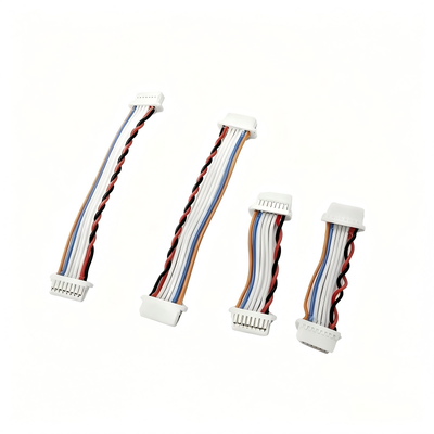 Custom Wiring Harness | SH1.0 8Pin Twisted Red/Black 30AWG Ultra-Soft Silicone Wire Harness for Flight Controller ESC Connector | UL Certified Factory