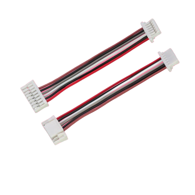 Flexible Custom Wire Harness | Custom GH1.25-8P to SH1.0-6P Adapter Wire Harness for FPV & Meteorological Drones Made in China | Prototype to Mass Production