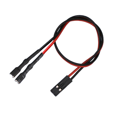 China Custom Cable Assembly Manufacturer | 22AWG 24AWG 2P 3P Dupont 2.54 Female to 2.8mm 110 Spade Terminal Adapter Wire Harness for FPV Drone Flight