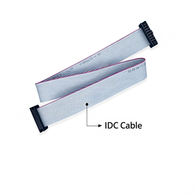 Custom Automotive Wire Harness | 2.54mm Pitch IDC Grey Ribbon Cable Assembly for Industrial Control & FPV Drone | China Wiring Harness Factory