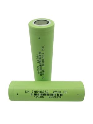 High Power Lithium Polymer Battery | 3.7 V 2500mAh 18650 Lithium Ion Battery for Smart Cameras | China Manufacturing Factory
