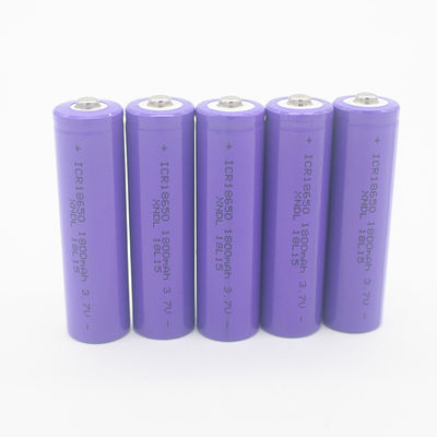3.7V Lithium Polymer Battery | 1800mAh 6.66Wh 18650 Rechargeable Li Ion Battery for Doorbells | ROHS Compliant Made in China