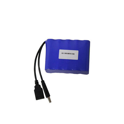 IEC62133 Certified | Rechargeable 18650 Battery Pack | Custom 7.4Wh 2000mAh Dual-Interface 18650 Lithium-ion Battery Pack for LED Lights | China Manufacturing