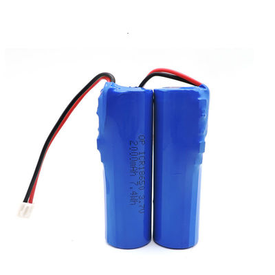 Rechargeable 18650 Battery Pack | Samsung Custom 3.7 V 7.4Wh 2000mAh Li Ion Battery Pack for  Power Tools | IEC62133 China Manufacturer