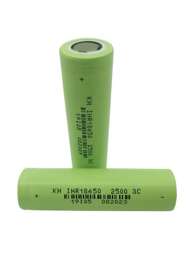 High Power 3.7 V 2500mAh 18650 Lithium Ion Battery
