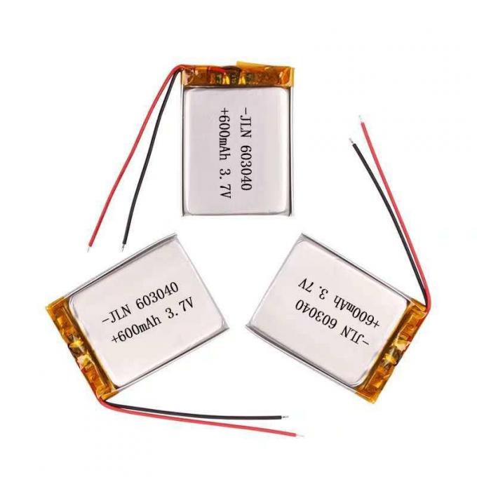 600mAh 3.7 V Rechargeable Lithium Polymer Battery