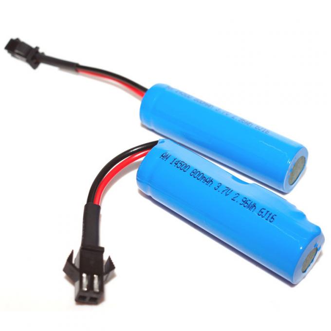 3 7v 800mah 14500 battery pack